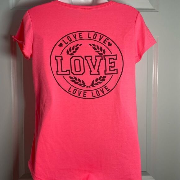 Free Kisses Graphic Love Short Sleeve Tee Medium - Picture 10 of 16